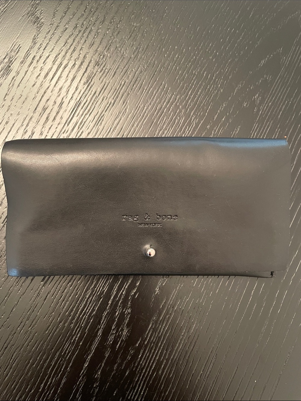 Rag & Bone sunglasses glasses case black leather